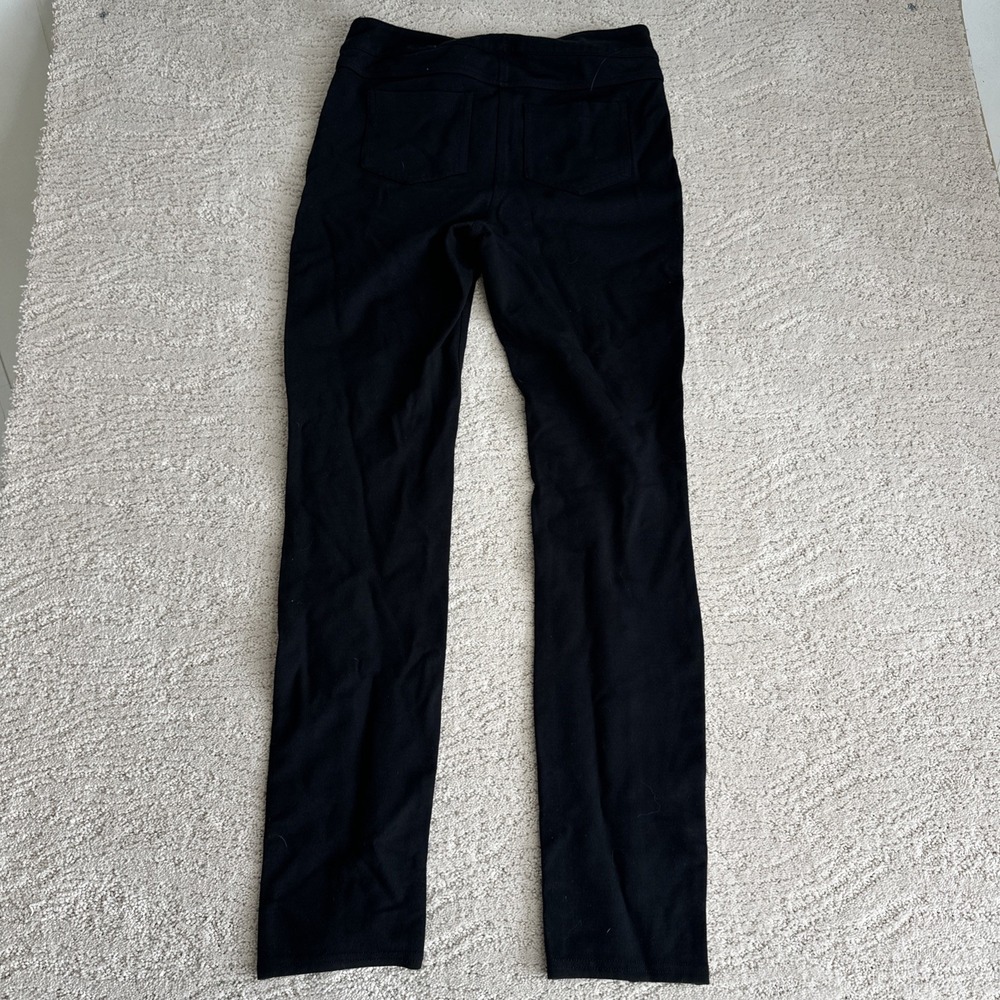 Women's Athleta Size 4 Ponte Moto Pant Black Leggings High Rise - Picture 6 of 7